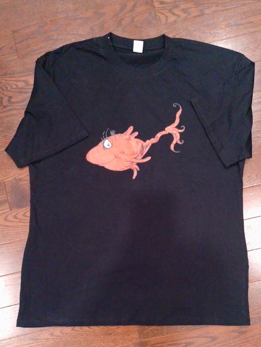 🆕 Vintage Dr. Seuss Red Fish T-shirt Tee Shirt Top 3XL
